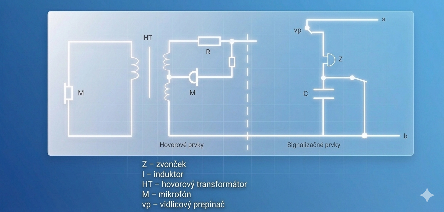 Schéma UB telefónu
